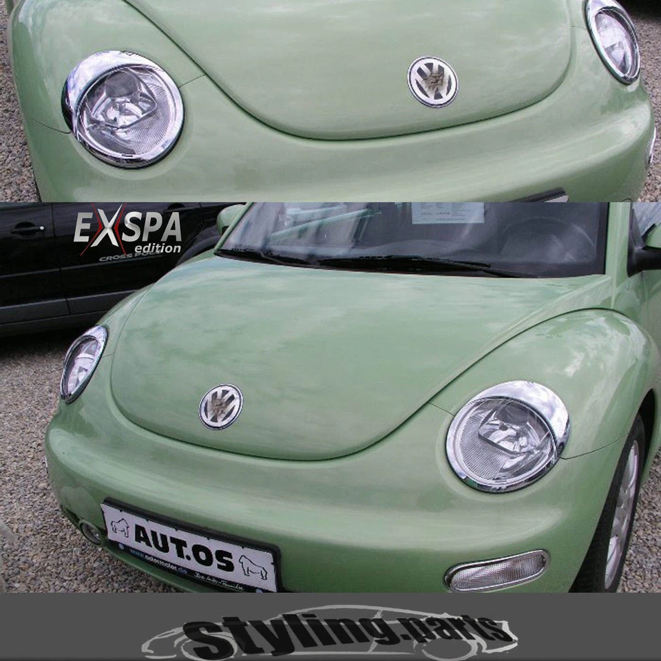 MARCO FARO VW NEW BEETLE CROMO desde 1999 hasta Facelift 2005 - Imagen 4 de 4