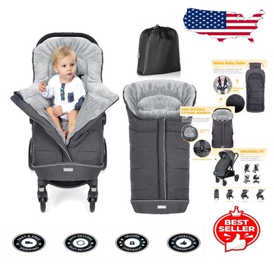 Large Waterproof Stroller Sleeping Bag Anti-Slip Toddler Footmuff