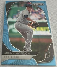 2020 Prizm Baseball Adrian Morejon San Diego Padres Carolina Blue Prizm Rookie