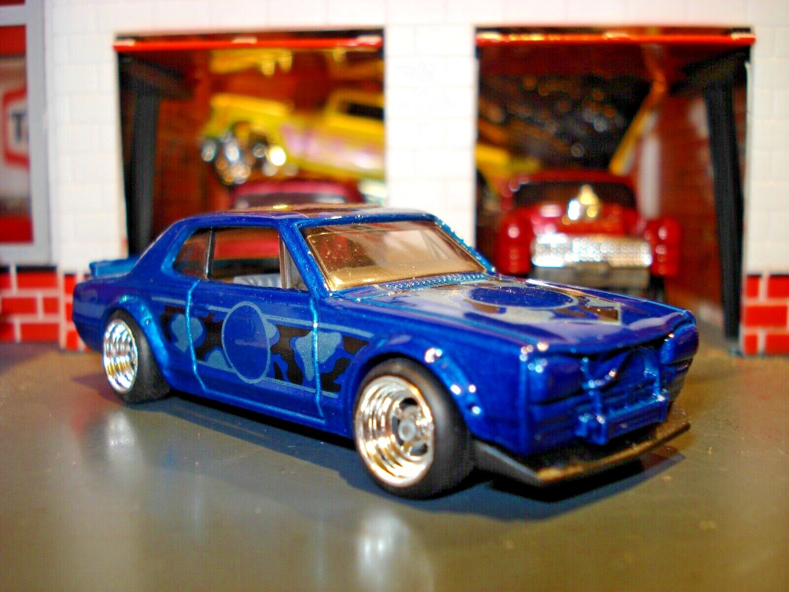 NISSAN SKYLINE CUSTOM EDITION 1/64  CLASSIC JDM CUSTOM WHEELS & REAL RIDER TIRES-image