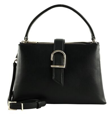 DKNY Deena TH Satchel Umhängetasche Handtasche Tasche Blk / Gold schwarz Neu
