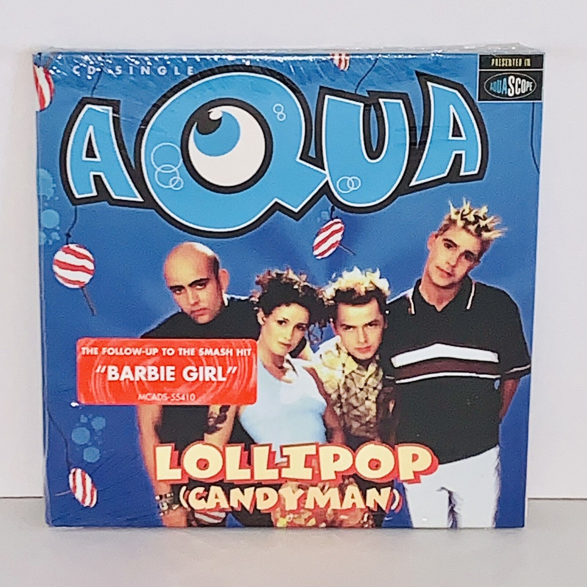 Factory Sealed (shrink wrapped) Lollipop by Aqua CD Single