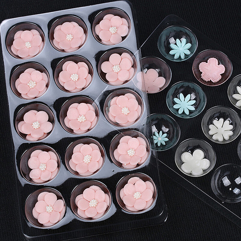 15 Holes Flower Fondant Shaping Sugar Mold Rack Drying Holder Forming