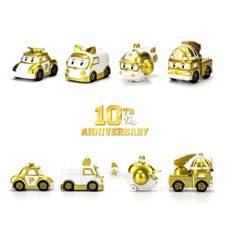 Robocar Poli Rescue Team Gold Edition Diecast Toy / 10th Anniversary Limited Ver