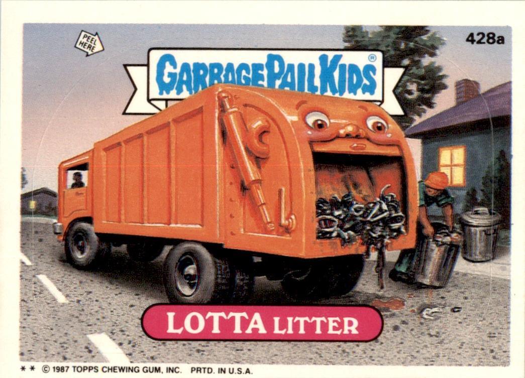 1987 Garbage Pail Kids Series 11 #428a Lotta Litter NM