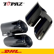 2X Terminali Di Scarico Per Porsche Panamera 971 3.0T 2017-2023 Nero