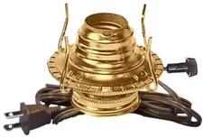 Electric Oil Lamp Burner DIY Conversion Kit, Pre-Wired and Ready to Use (#2)