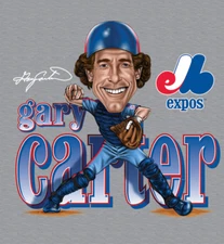 HOT NEW Gary Carter T-shirt Grey Unisex Tee All Size S-5XL JJ2347