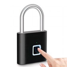 Fingerprint Smart Padlock USB Rechargeable Keyless Door Lock