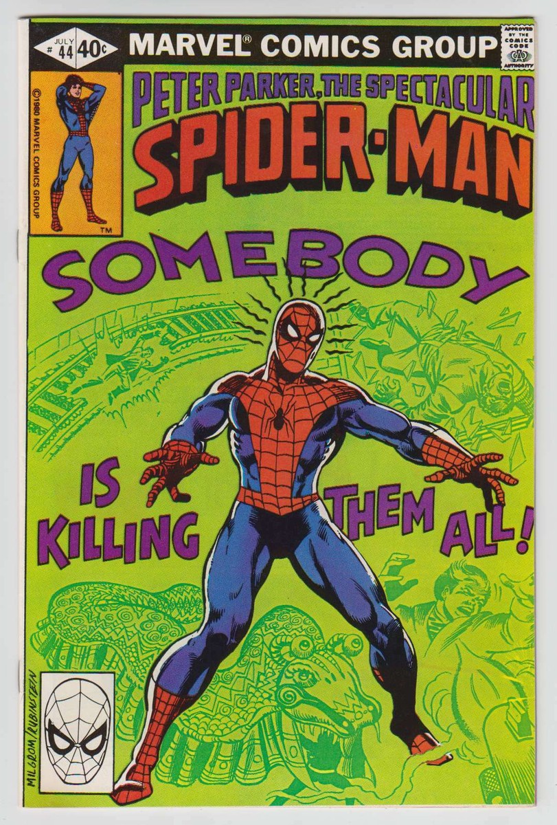 M0229: Peter Parker, The Spectacular Spider-Man #44, Vol 1, Mint