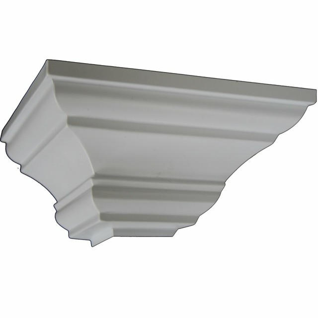 4.5" Peel & Stick Easy Crown Molding 85' Kit inside & outside corners