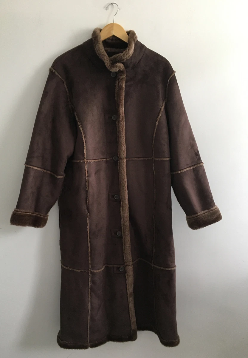 Centigrade faux cheap shearling coat