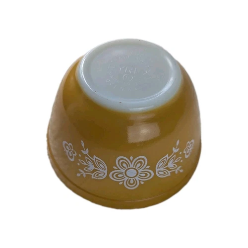 Pyrex Butterfly Gold Bowl Ovenware 401 1.5 Pint USA VINTAGE! jun25