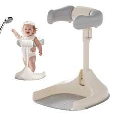 Baby Shower Stand for Bathing Adjustable Toddler Shower Tower with Backrest, ...