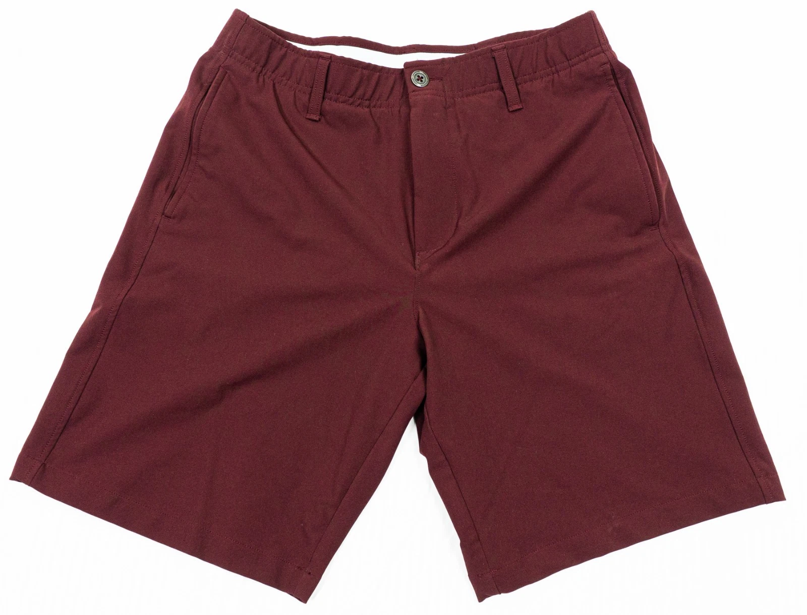 Under Armour Burgundy Golf Loose Fit Performance Stretch Shorts Men's Size 32