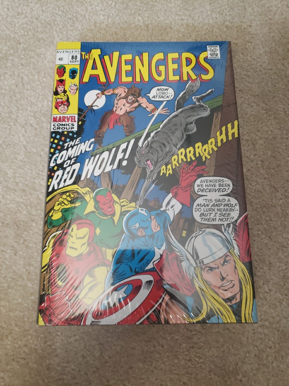 Avengers Omnibus Vol 3 Marvel HC Red Wolf DM Variant New Sealed