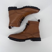 Anthony Veer Grant Leather Ankle Boots Mens Sz 8D 