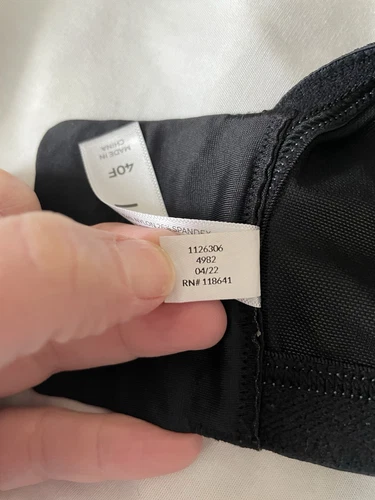 Lane Bryant Livi Sz 40F No Wire Padded Molded Sports Bra Gray New WOT - Picture 7 of 7