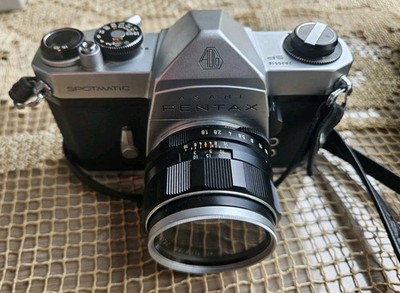 Ashai Pentax Spotmatic SP Spiegelreflex & SMC Takumar 1,8/55 SLR  M42 mechanisch