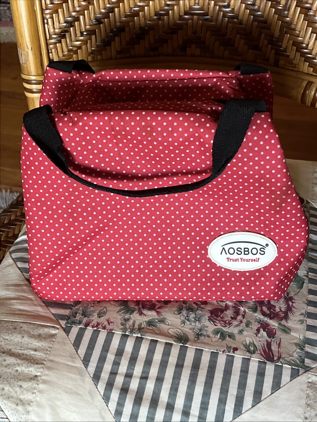 Aosbos Insulated Lunch Bag/Tote Reusable