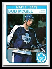 1982-83 O-Pee-Chee #327 Bob McGill RC