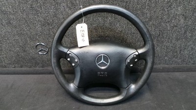 E18-0 *  Mercedes W203 C Klasse Lederlenkrad SRS Airbag Multifunktionslenkrad