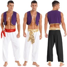 Men's Dance Outfit Fancy Waistcoat With Pants Role Play Cosplay Costume Pirate