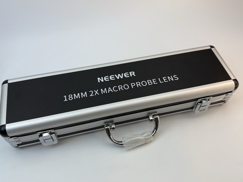 NEEWER 18mm 2X Macro Probe Objektiv mit 17mm Gewinde für Handy. Neu - Offener Karton - Bild 12 von 13