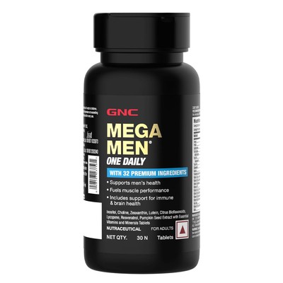 GNC Mega Herren Eine Täglich Multivitamin Tabletten, 30 Tabletten