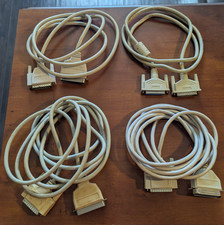 4x DB25 Printer Cables Lot M/F  Centronics 36-Pin Parallel Vintage