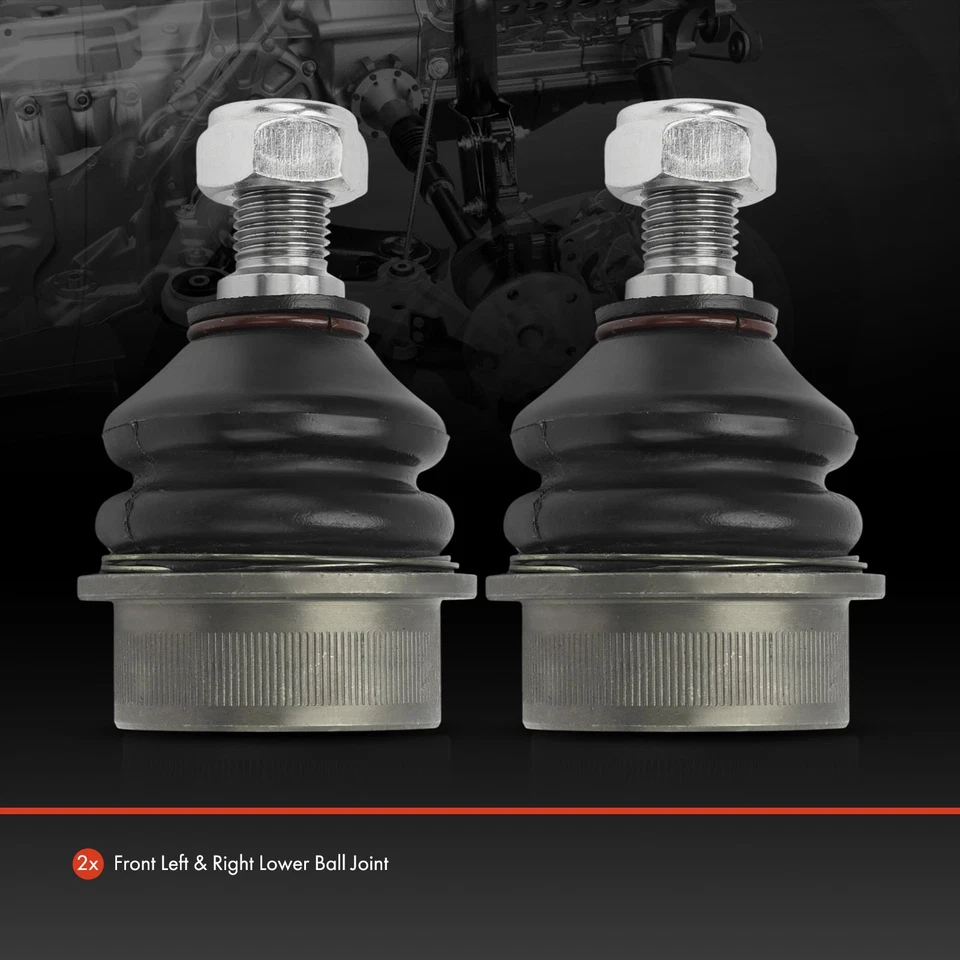 2x Rótulas delanteras inferiores para Mercedes Benz 240D 280E 380SE 450SE 500SEL 560SEL Foto 3 de 4