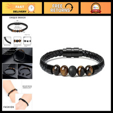 Cremation Memorial Urn Bracelet for Ashes, Lava Stone  Stainless Steel Keepsake