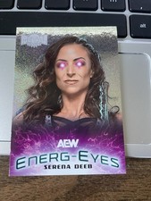 Serena Deeb 2025 AEW Metal Universe Energ-Eyes Insert Wrestling Card