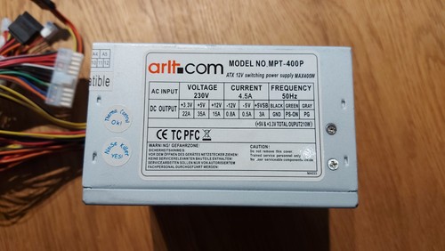 PC Netzteil 400 Watt Arlt Qualität sehr gut von Firma Alt - Stuttgart