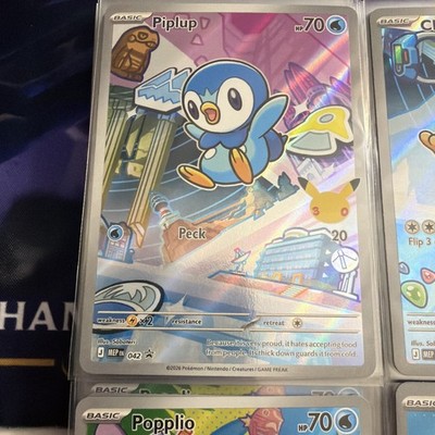 Pokemon First Partner Illustration Collection Series 1 Gen 4 & 7