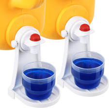 Laundry Detergent Cup Holder, Fabric Softener Drip Catcher, Firmly Holds on Bott