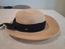 Scala Handmade Womens Tan Straw Floppy Sun Ha...