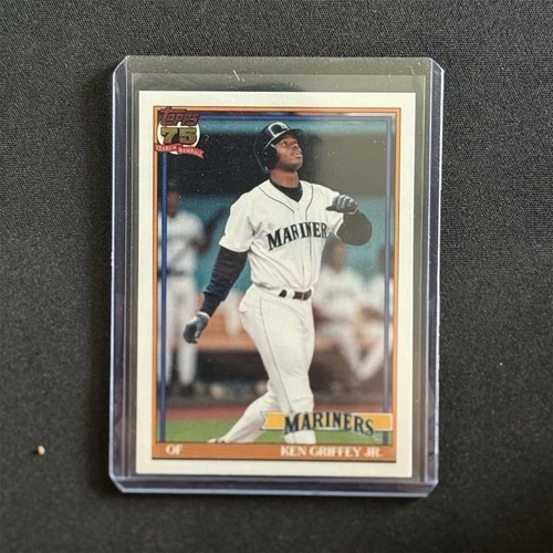 Topps 1991 Ken Griffey Jr. #790 Mariners Baseball Card Major League Baseball