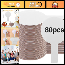 80 Dry Erase Answer Paddles - Double-Sided Mini White Boards for Classroom  Gam