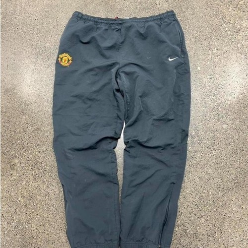 Vintage 00s Nike Manchester United Baggy Track Pants (Size 2XL)