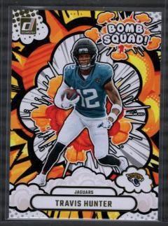2025 Donruss #BS-THR Travis Hunter Bomb Squad