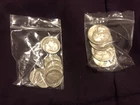 Lot of 10 Roosevelt Dimes and 4 Quarters all 90% Silver