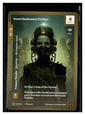Wonders of the First #114 Nurse Desdemona Viridian OCM /25 EPIC