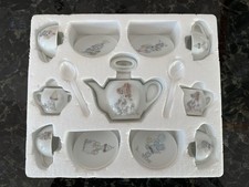 Enesco Precious Moments 16-Piece Clown Motif Toy Tea Set 204412L