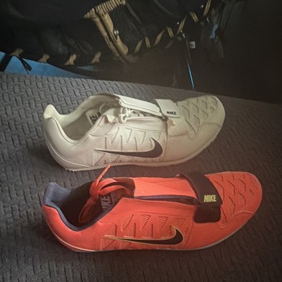 Nike Track & Field Spikes Shoes Model 415339 MPN 415339-003 White/Orange