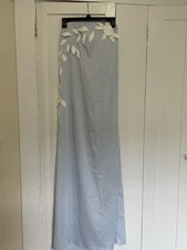 NWT Sachin and babi Ice Blue Strapless Dress With White Flowers Size 10