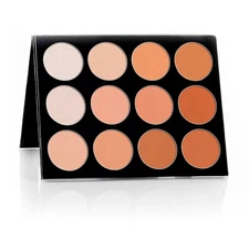 Celebre Pro HD Pressed Powder Foundation 12 Color MUA Palette set makeup matte