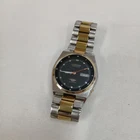RARE Citizen Automatic Bilingual 21 Jewels Watch English Spanish Silver Goldtone