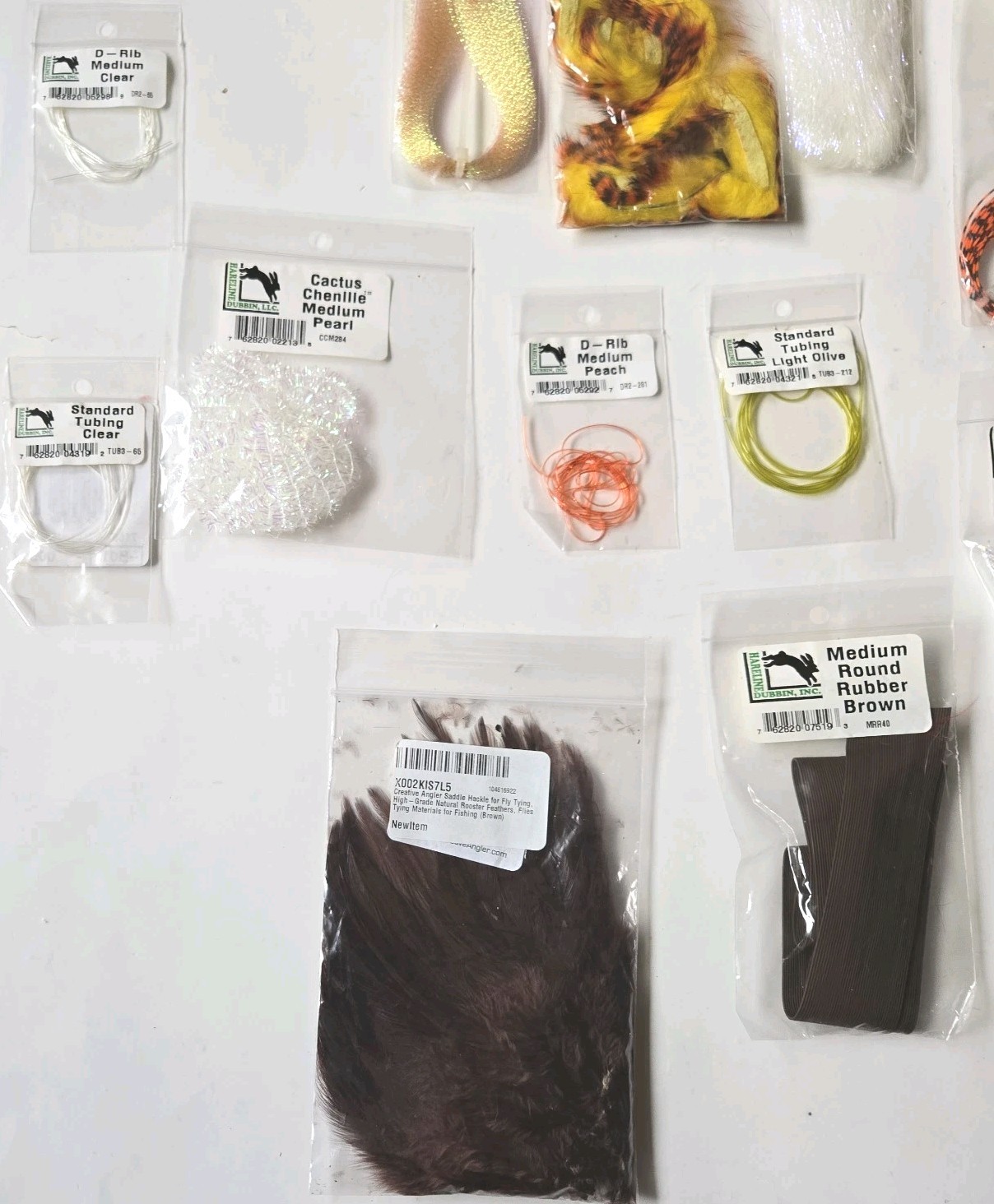 20 Pcs Lot HARELINE DUBBIN, INC Variety FLY TYING Mats 