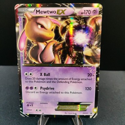 Pokémon TCG Mewtwo EX BW45 2012 Holo Black Star Promo Card Moderately Played 